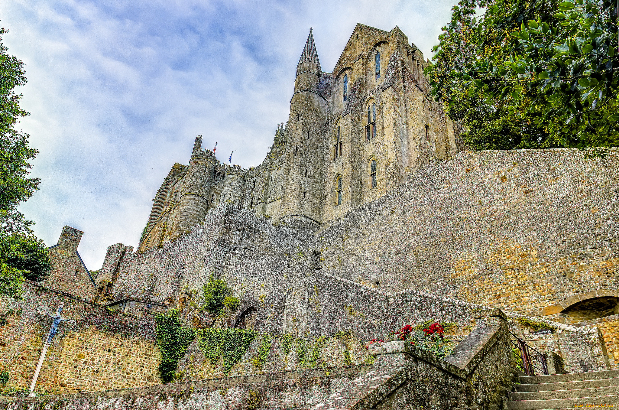 abbey of mont saint-michel,  normandy,  france, , -  ,  ,  , , 